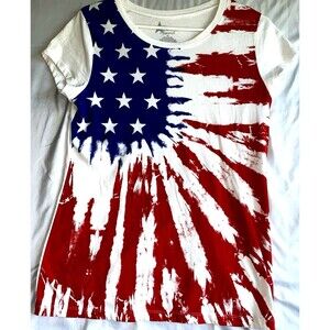 Hybrid Apparel Women’s American Flag Top XL